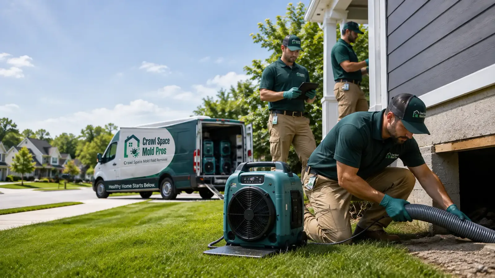 Crawl Space Mold Removal in Albin, WY